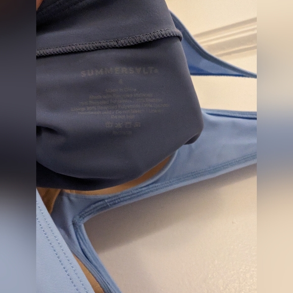 Summersalt The Twist Backflip One-piece Blue Swimsuit size 4 - Picture 11 of 11